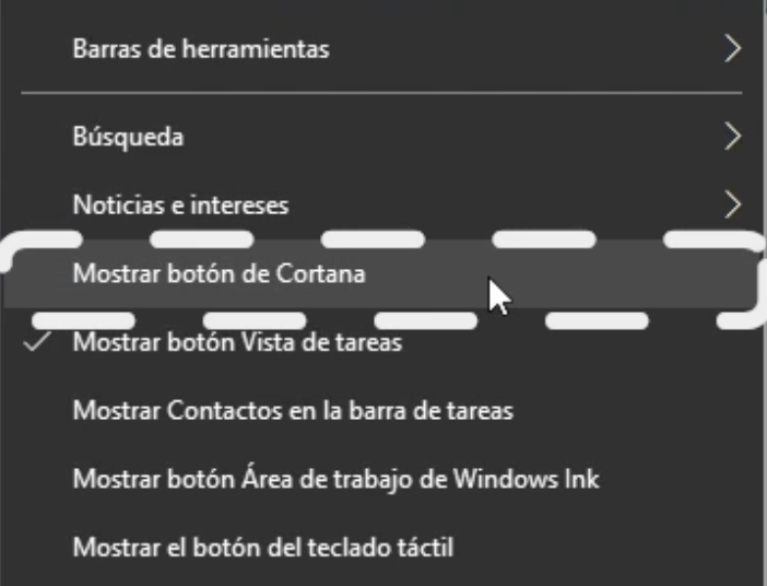 Activar Cortana en Windows 10