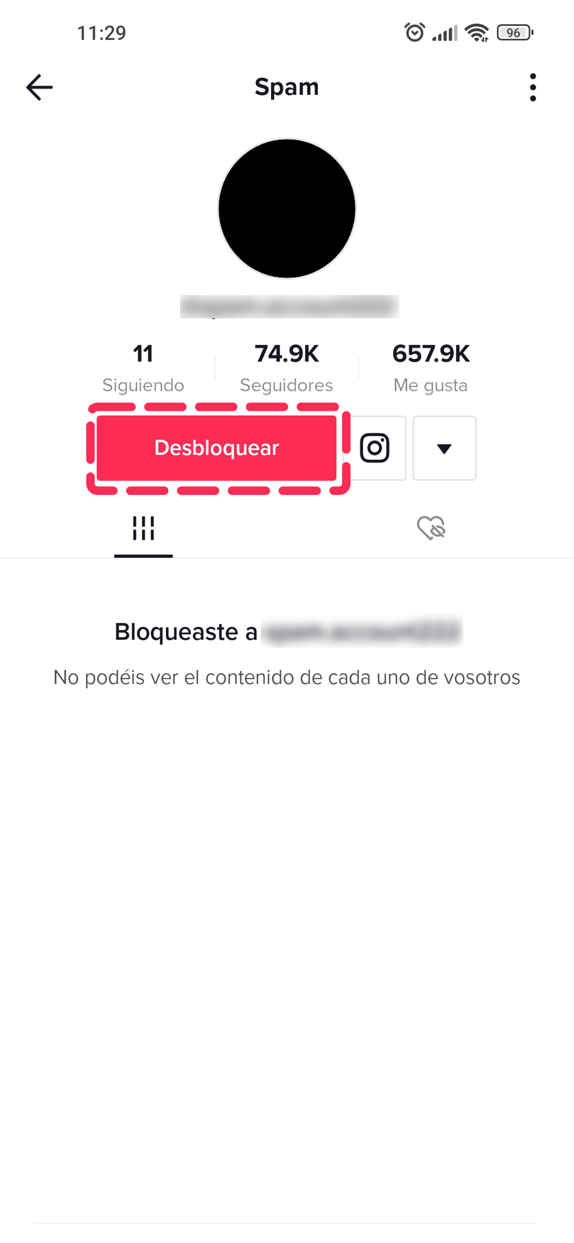 Cómo usar TikTok?: ¿Cómo bloquear un usuario en TikTok?, image size:1125x2436