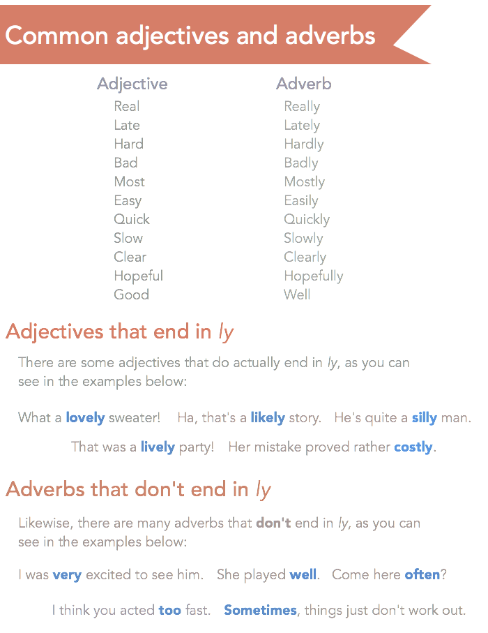 Comparing adjectives and adverbs