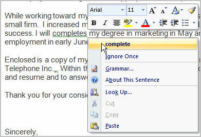 word suggester and grammer check