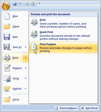 how to change default printer in microsoft word