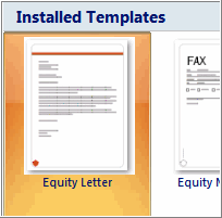 Word 2007: Using a Template