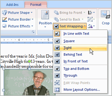 office 2007 change clipart location