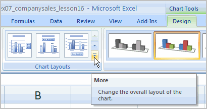 Excel 2007: Working with Charts