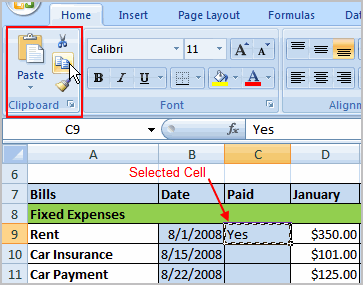 excel expand cell to fit text