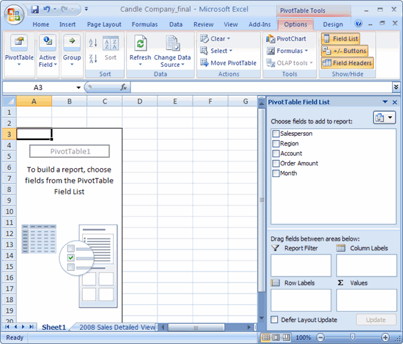 microsoft excel 2007 tutorial