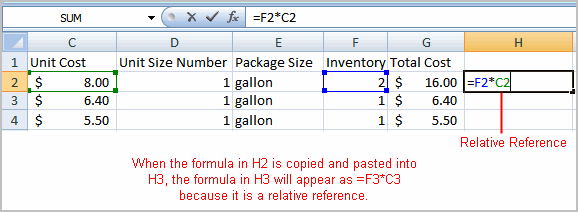 Relative Reference