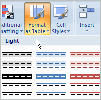 how to insert a header in excel 2007