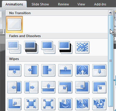 How to Apply Transition to All Slides in a PowerPoint Presentation