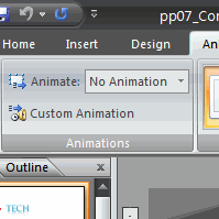 PowerPoint 2007: Animating Text and Objects