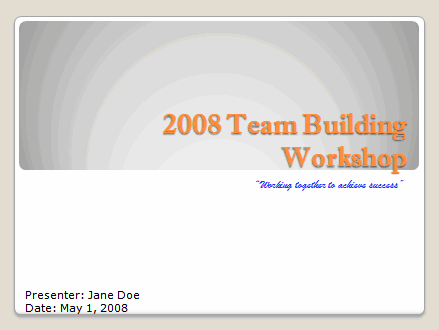 templates powerpoint 2007