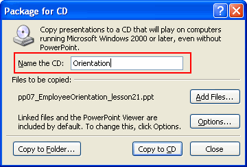 CD Name