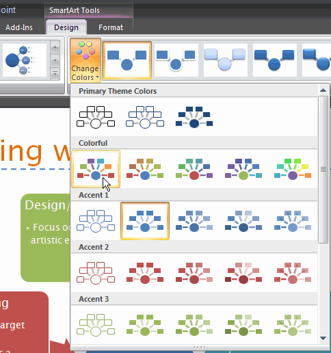 Powerpoint 2007 Smartart Illustrations