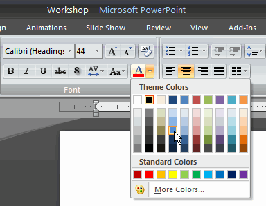 best font colors for powerpoint presentation