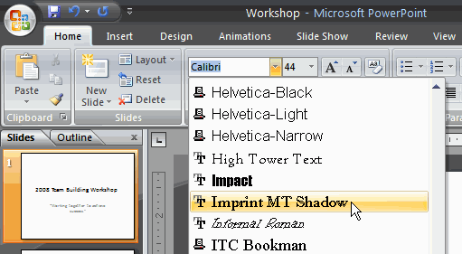 Custom fonts in powerpoint for mac