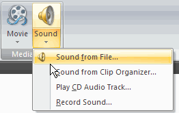 how to add background music to powerpoint 2007