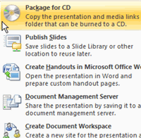 package for cd powerpoint 2016