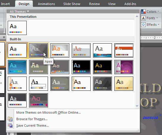 design templates for powerpoint 2007