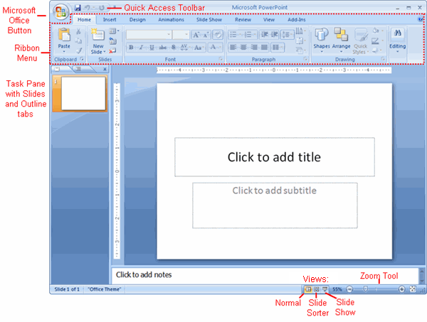 page setup powerpoint windows