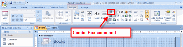 Combo Box Command