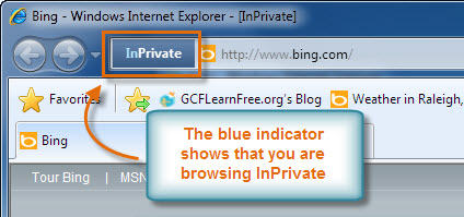 InPrivate Browsing Indicator