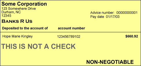 How can you view your pay stub if you have direct deposit?