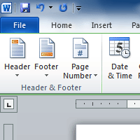 microsoft word different headers on each page 2010