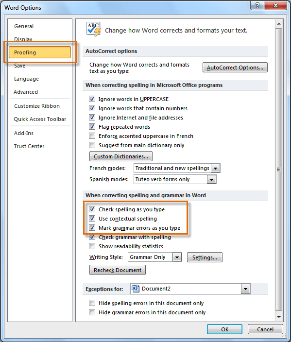 spell check on office suite pro