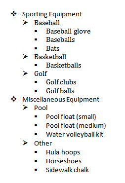 multilevel list assignment in word