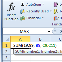 Excel 10 Working With Basic Functions