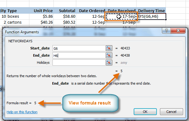 Selecting cell for the End_date field