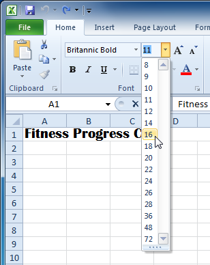 Excel 2010: Formatting Cells