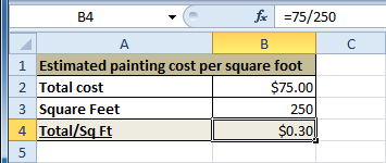 how to use microsoft excel 2010 formulas