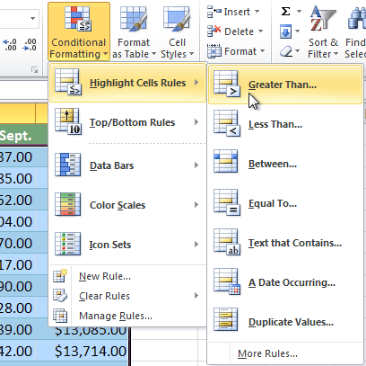 how to delete conditional formatting excel 2016