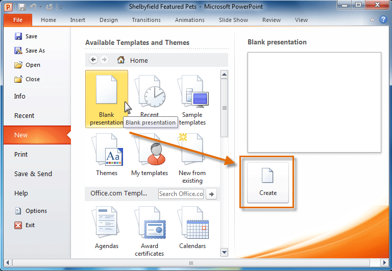 PowerPoint 2010 Getting Started With PowerPoint