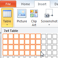 insert two columns in powerpoint