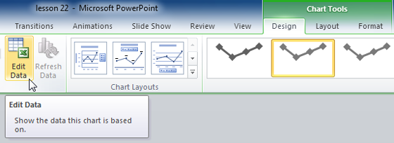 The Edit Data command