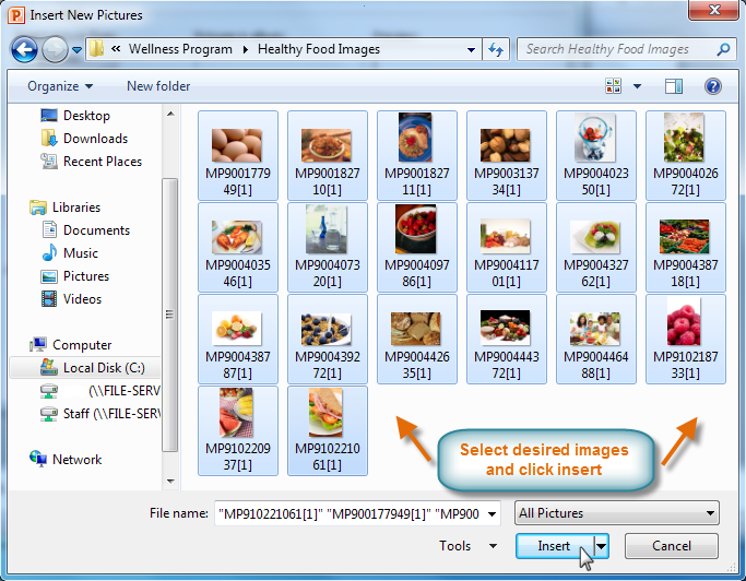 how-to-insert-a-photo-album-in-powerpoint-presentation-2010-passatalent