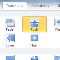 PowerPoint 2010: Applying Transitions