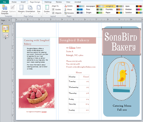 microsoft office publisher 2003 brochure tutorial