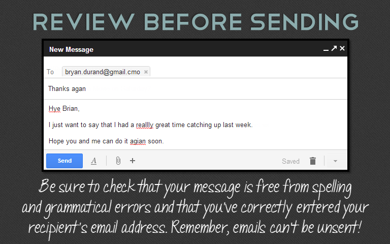 i sent an email to you