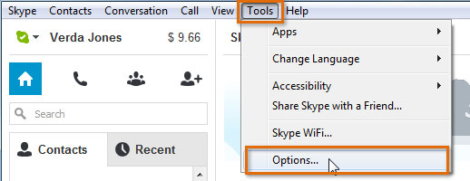 skype how to change skype language settings
