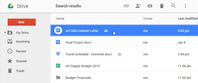 Google Drive: Converting and Printing Docs