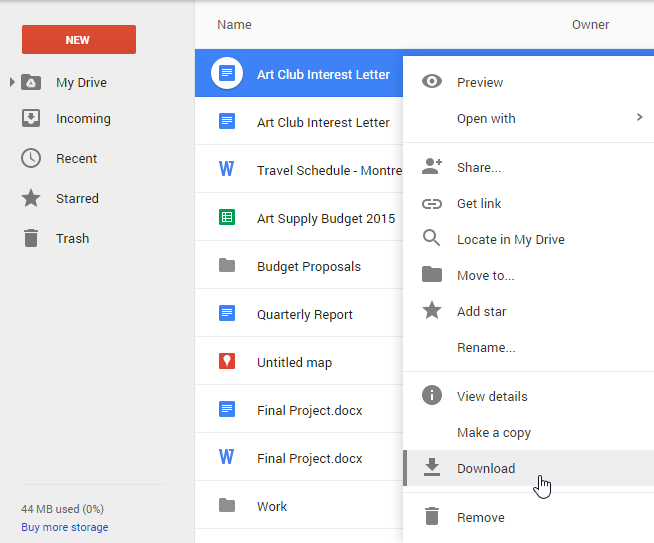 google drive app download pdf