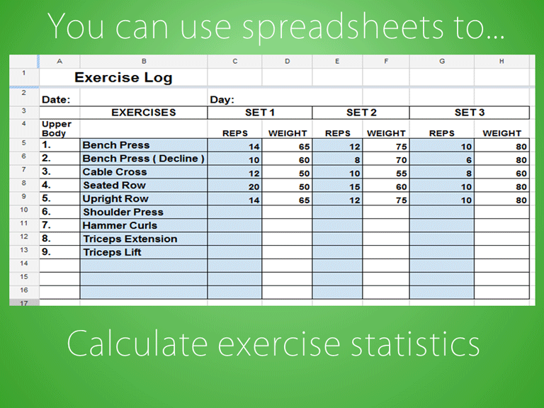 Slide 4 - Vous pouvez calculer les statistiques d'exercice