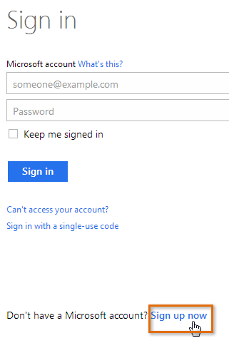 Microsoft Account: Creating a Microsoft Account