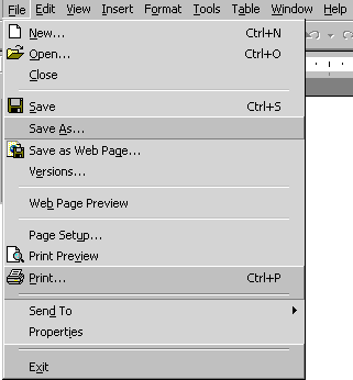 Office 00 Basics Menus