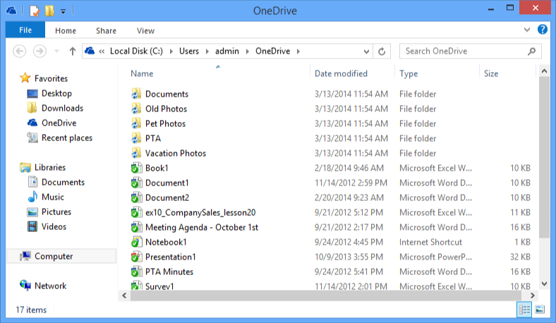 microsoft onedrive download windows 8