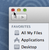 Screenshot of OS X Mountain Lion