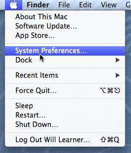 Screenshot of OS X Mavericks